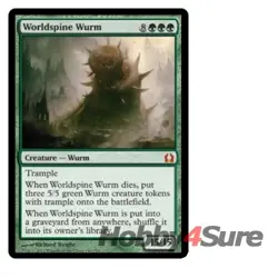 Worldspine Wurm M/NM Magic: The Gathering MTG Return To Ravnica - Image 1