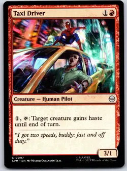 Taxi Driver Marvel's Spider-Man 97 NM MTG Magic - Image 1