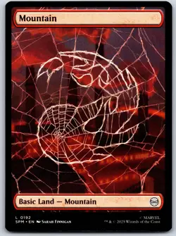 Mountain () Marvel's Spider-Man 192 NM MTG Magic - Image 1