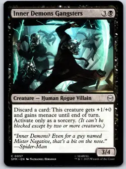 Inner Demons Gangsters Marvel's Spider-Man 57 NM MTG Magic - Image 1