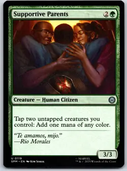 Supportive Parents Marvel's Spider-Man 119 NM MTG Magic - Image 1