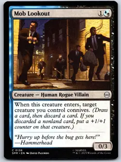 Mob Lookout Marvel's Spider-Man 136 NM MTG Magic - Image 1