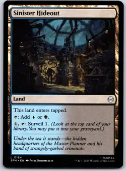 Sinister Hideout Marvel's Spider-Man 184 NM MTG Magic - Image 1