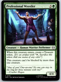 Professional Wrestler Marvel's Spider-Man 110 NM MTG Magic - Image 1