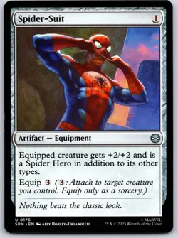 Spider-Suit Marvel's Spider-Man 176 NM MTG Magic - Image 1