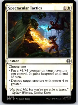 Spectacular Tactics Marvel's Spider-Man 15 NM MTG Magic - Image 1