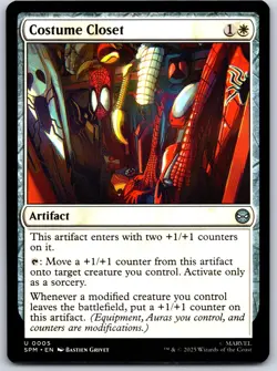Costume Closet Marvel's Spider-Man 5 NM MTG Magic - Image 1