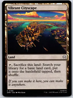 Vibrant Cityscape Marvel's Spider-Man 188 NM MTG Magic - Image 1