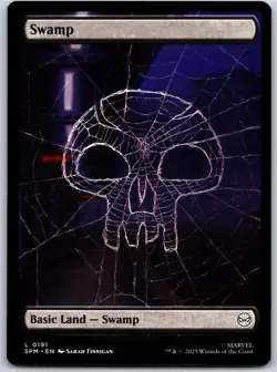 Swamp () Marvel's Spider-Man 191 NM MTG Magic - Image 1