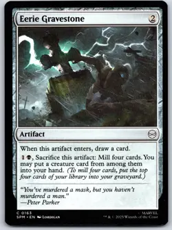 Eerie Gravestone Marvel's Spider-Man 163 NM MTG Magic - Image 1