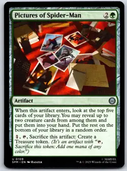 Pictures of Spider-Man Marvel's Spider-Man 109 NM MTG Magic - Image 1