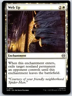 Web Up Marvel's Spider-Man 21 NM MTG Magic - Image 1