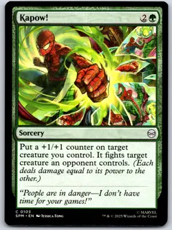 Kapow! Marvel's Spider-Man 103 NM MTG Magic - Image 1