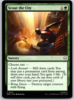Scout the City Marvel's Spider-Man 113 NM MTG Magic - Image 1