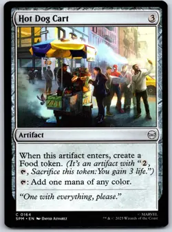 Hot Dog Cart Marvel's Spider-Man 164 NM MTG Magic - Image 1