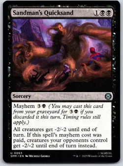 Sandman's Quicksand Marvel's Spider-Man 63 NM MTG Magic - Image 1