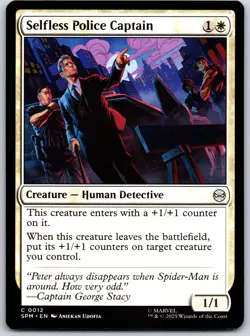 Selfless Police Captain Marvel's Spider-Man 12 NM MTG Magic - Image 1