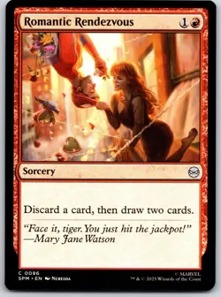 Romantic Rendezvous Marvel's Spider-Man 86 NM MTG Magic - Image 1