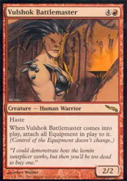 Vulshok Battlemaster - Light Play MTG Mirrodin - Image 1