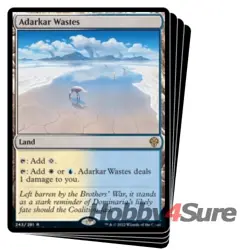 Adarkar Wastes X4 M/NM Magic: The Gathering MTG Dominaria United - Image 1