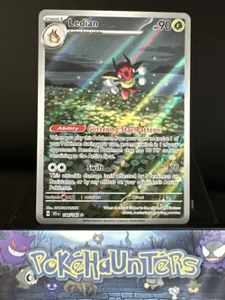 Pokemon Card Ledian 144/142 Stellar Crown Illustration Rare Near Mint - Image 1