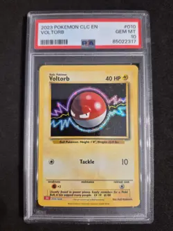 2023 Pokemon Charizard & Ho-Oh Deck, Voltorb, PSA 10, CLC 010/034, Holo - Image 1