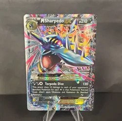2017 Pokemon TCG M Sharpedo Ex XY200 XY ultra rare holo - Image 1