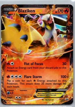 Pokemon TCG Blaziken-EX XY54/211 XY Black Star Promos Holo MP - Image 1