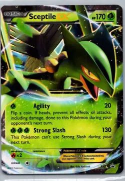 Pokemon TCG Sceptile-EX XY53/211 XY Black Star Promos Holo LP - Image 1