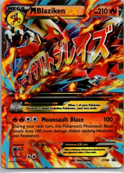 Pokemon TCG M Blaziken-EX XY86/211 XY Black Star Promos Holo MP - Image 1
