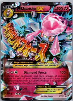 Pokemon TCG M Diancie-EX XY44/211 XY Black Star Promos Holo HP - Image 1
