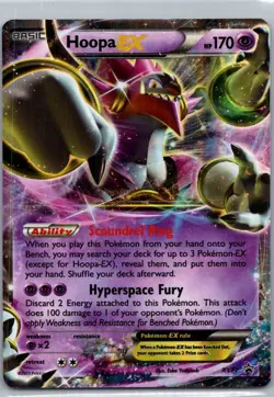 Pokemon TCG Hoopa-EX XY71/211 XY Black Star Promos Holo NM - Image 1