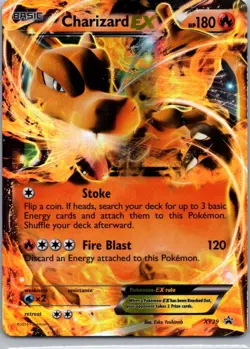 Pokemon TCG Charizard-EX XY29/211 XY Black Star Promos Holo LP - Image 1