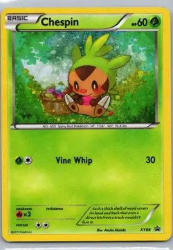 Pokemon TCG Chespin XY88/211 XY Black Star Promos Holo HP - Image 1