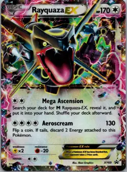 Pokemon TCG Rayquaza-EX XY69/211 XY Black Star Promos Holo MP - Image 1