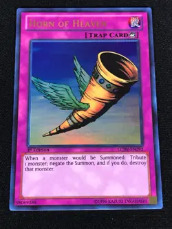 Yugioh Horn of Heaven LCJW-EN292 1st Ultra (NM) - Image 1