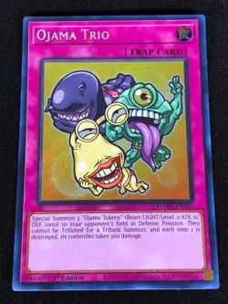 Yugioh Ojama Trio BLMM-EN010 1st Secret (NM) - Image 1