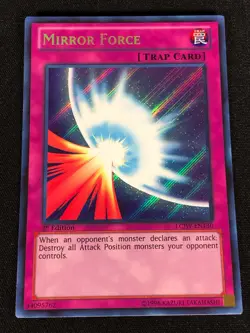 Yugioh Mirror Force LCJW-EN130 1st Secret (NM) - Image 1