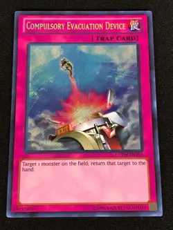 Yugioh Compulsory Evacuation Device LCYW-EN291 Secret (NM) - Image 1