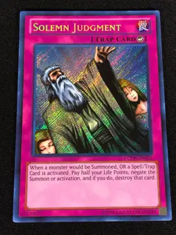 Yugioh Solemn Judgment LCYW-EN152 Secret (NM) - Image 1