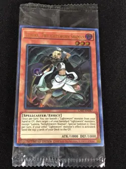 Yugioh Lumina Twilightsworn Shaman LART-EN047 ULTRA (NM) Sealed - Image 1