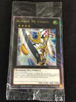 Yugioh Number 39: Utopia TN23-EN013 25th Secret (NM) Sealed - Image 1