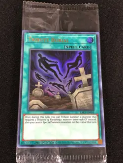 Yugioh Tribute Burial LART-EN053 Ultra (NM) Sealed - Image 1