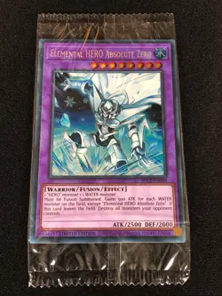 Yugioh Elemental Hero Absolute Zero BLC1-EN004 Secret (NM) Sealed - Image 1