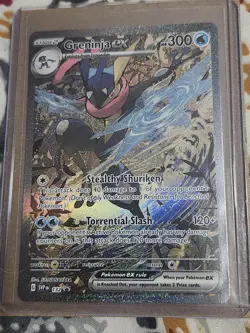 Pokemon TCG Greninja EX 132 Scarlet & Violet Promo Holo Card NM Condition - Image 1