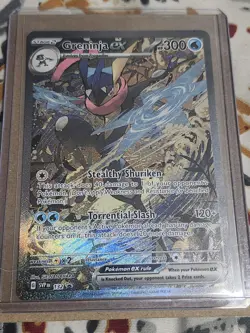 Pokemon TCG Greninja EX 132 Scarlet & Violet Promo Holo Card NM Condition - Image 2