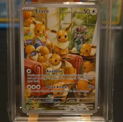 Pokemon Eevee TCG Twilight Masquerade Illustration Rare Card 188/167 Ace 10 - Image 2