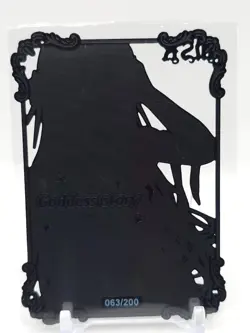 Goddess Story - Black Metal Waifu Card - Yor Forger - NUMBERED #/200 - Image 2