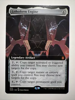 Lithoform Engine (Extended Art) Zendikar Rising - Normal English - NM Borderless - Image 1