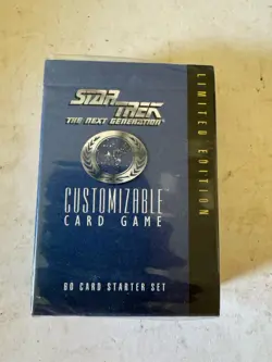 Star Trek CCG Premier Limited 1994 Factory Sealed 60-Card Starter Deck - Image 1